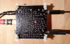 Bottom view of Frog Sounds QRP PCB